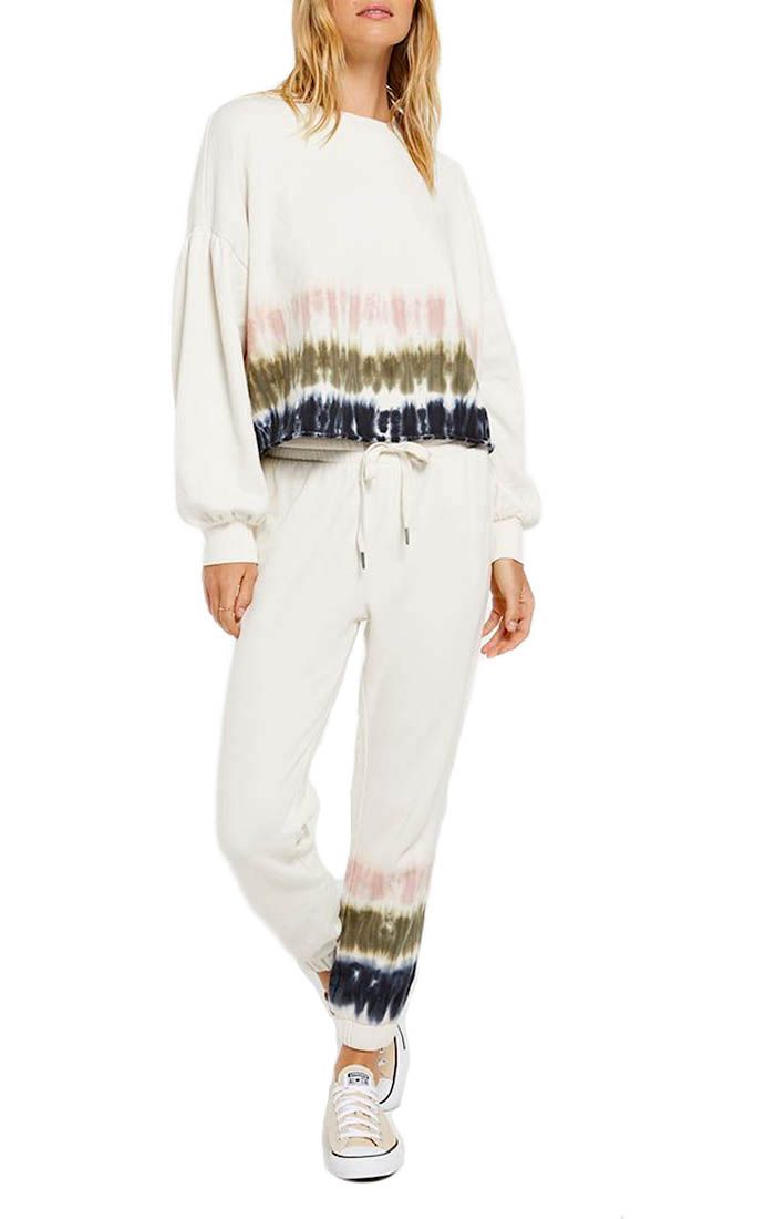 Z Supply Selene Stripe Tie Dye Jogger