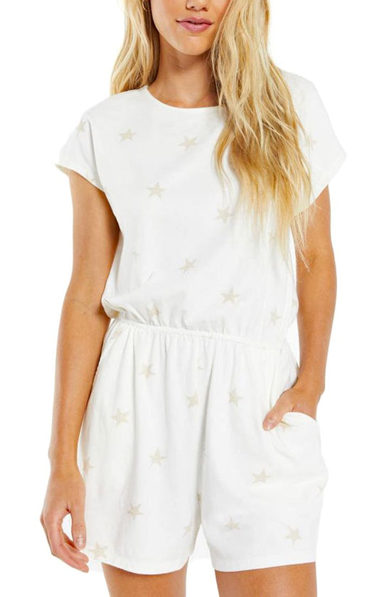 Sky Summer Star Romper in Sand Dollar ZS212685 by Z Supply