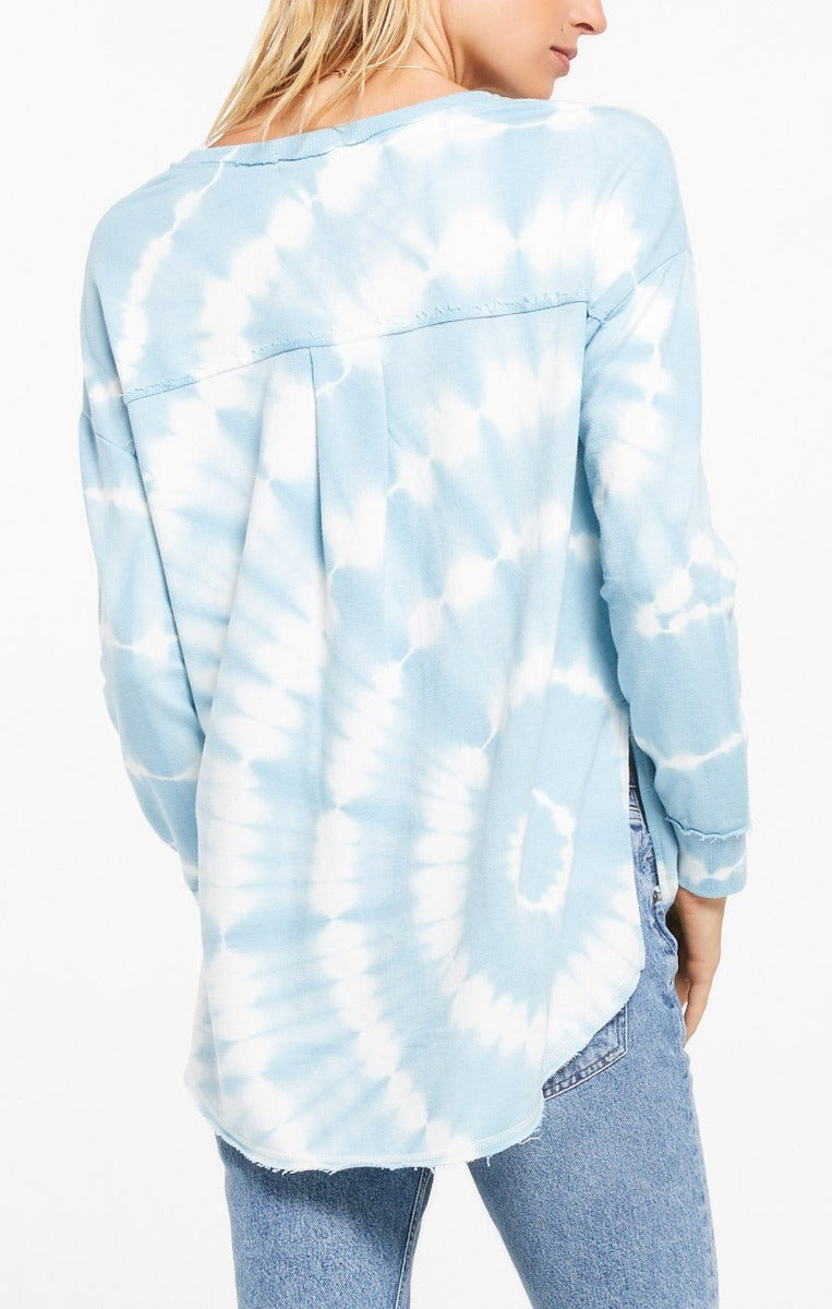 Spiral Tie Dye Weekender in Blue Agave by Z Supply