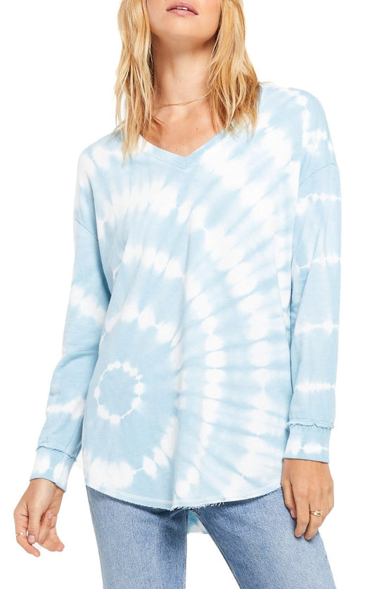 Spiral Tie Dye Weekender in Blue Agave by Z Supply