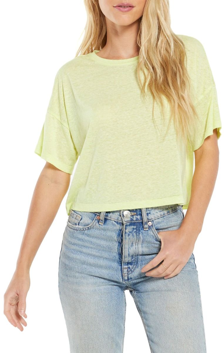 Nattie Triblend Tee in Limelight by Z Supply