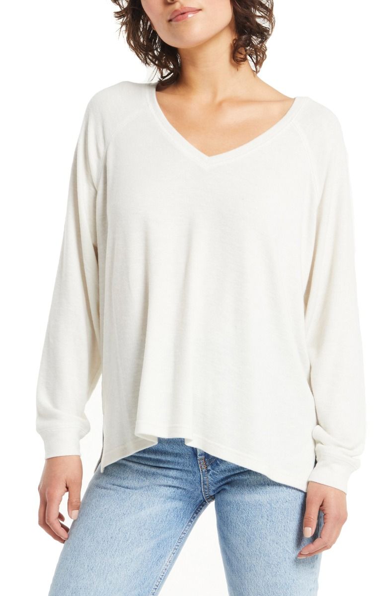 Lyndell Brushed Slub Sweater Top In Sandstone By Z Supply ZT214518