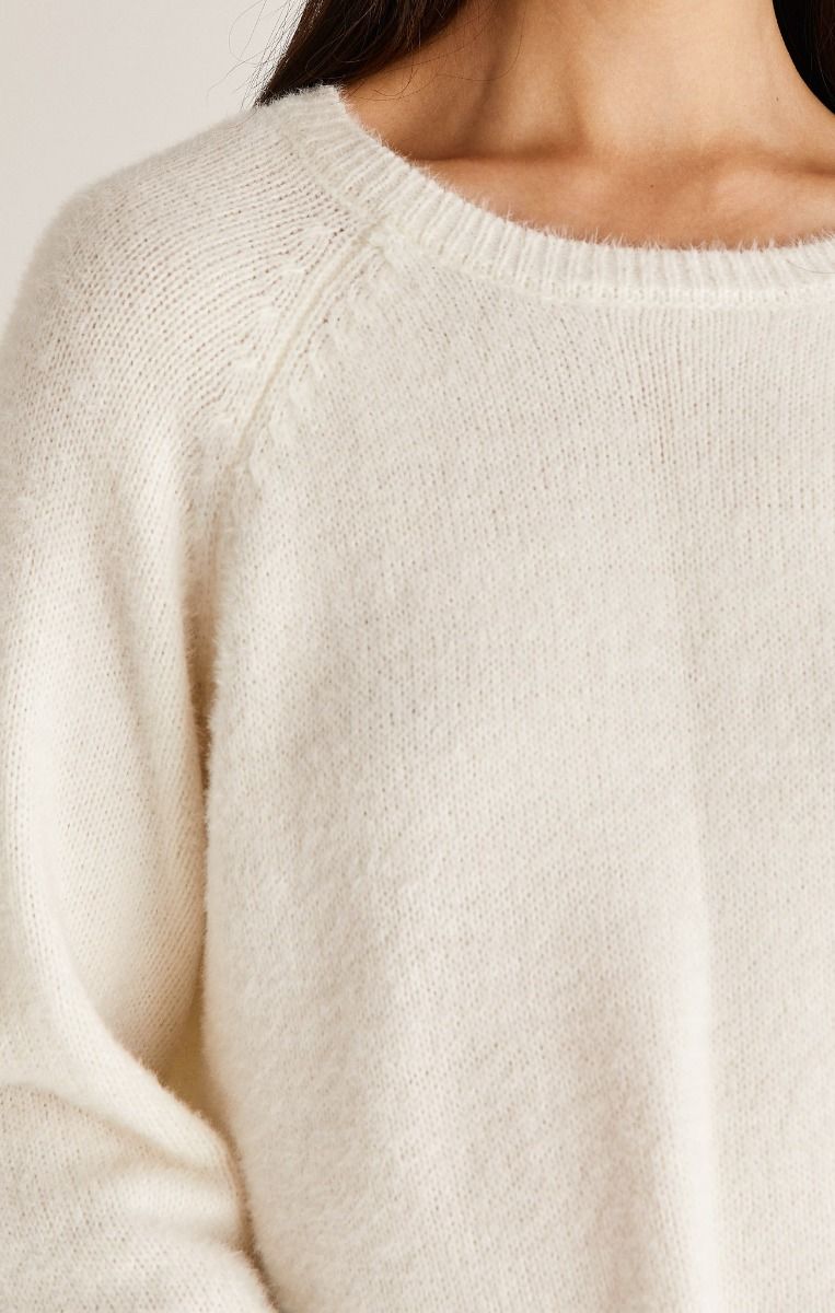 Alexa Eyelash Sweater In Vanilla Ice By Z Supply ZW214486