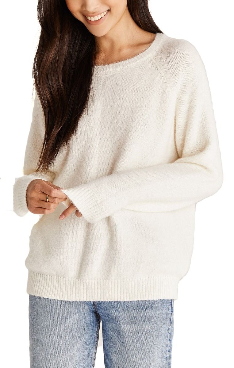 Alexa Eyelash Sweater In Vanilla Ice By Z Supply ZW214486